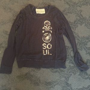 Blue soul cycle sweatshirt
